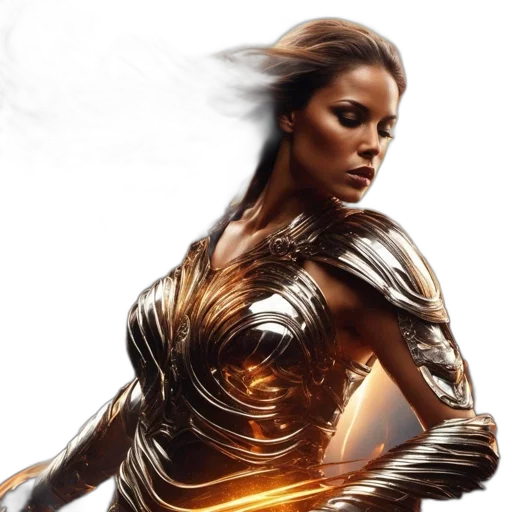 comic book art, concept art, fantasy art, photorealistic transparent PNG cut-out