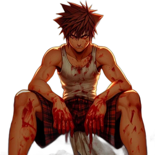 comic book art, pixel art, concept art, anime transparent PNG cut-out