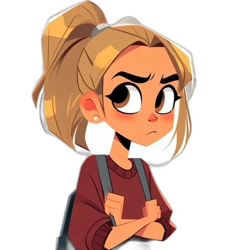 jacket, staff, face, cartoon transparent PNG cut-out