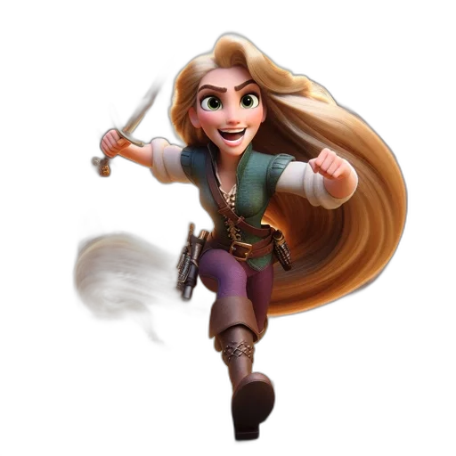 staff, hair, weapon, sword transparent PNG cut-out