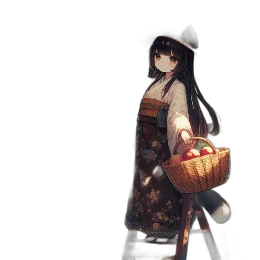 dress, weapon, hat, staff transparent PNG cut-out