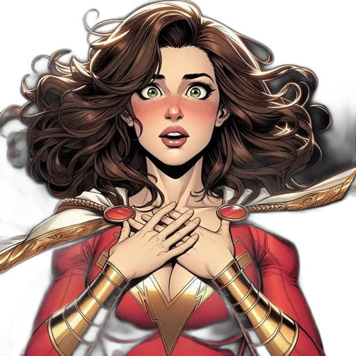 comic book art, concept art, fantasy art, cartoon transparent PNG cut-out