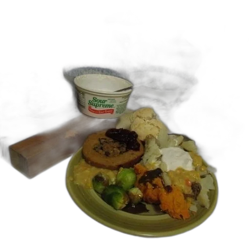 food, plate, sour, cream transparent PNG cut-out