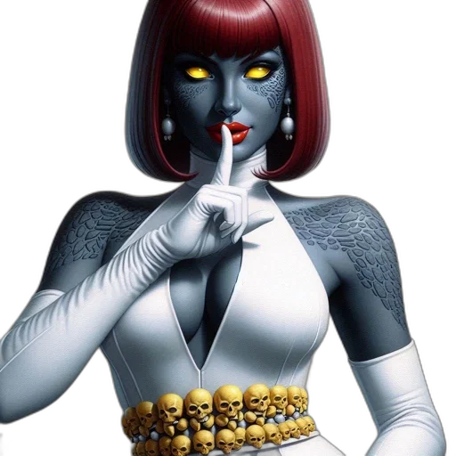 robot, jewelry, mask, staff transparent PNG cut-out