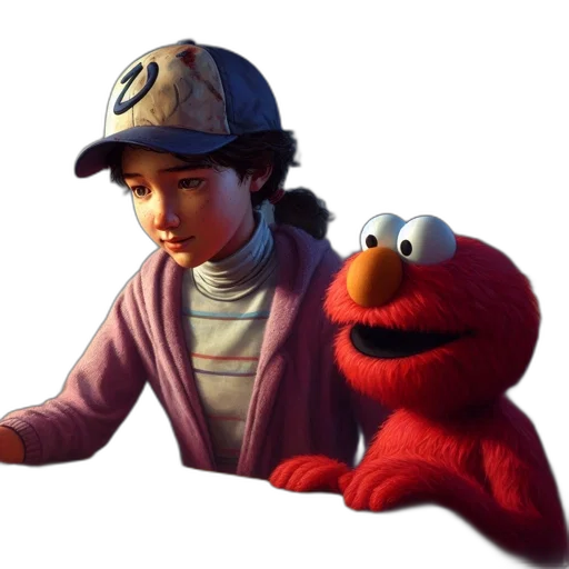 hat, creature, concept art, photorealistic transparent PNG cut-out