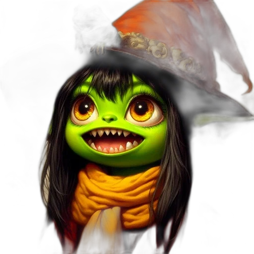 mask, creature, staff, face transparent PNG cut-out