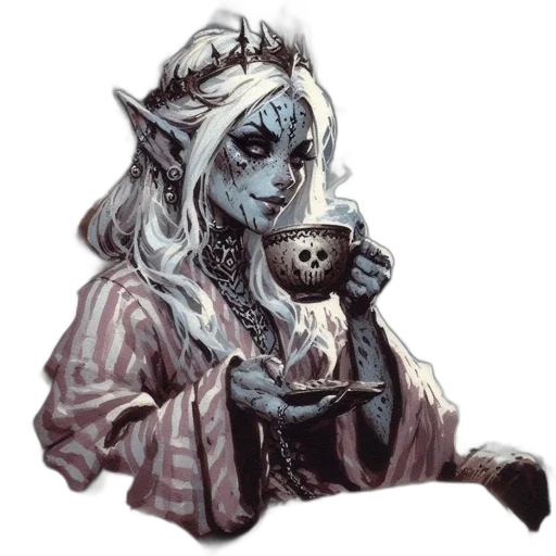 creature, concept art, fantasy art, watercolor transparent PNG cut-out