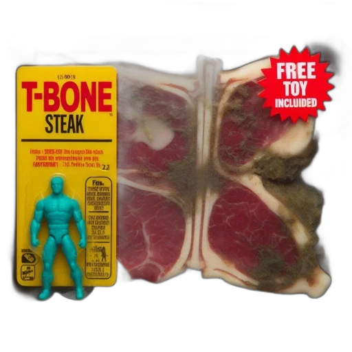 food, t-bone, steak, package transparent PNG cut-out