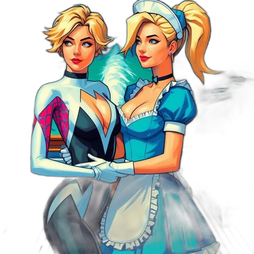 dress, concept art, comic book art, fantasy art transparent PNG cut-out