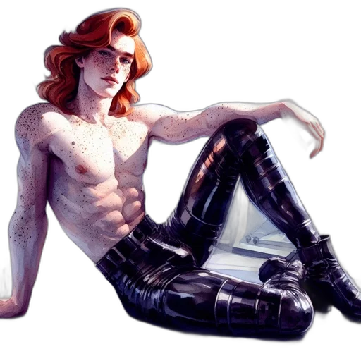 cyberpunk, concept art, comic book art, fantasy art transparent PNG cut-out