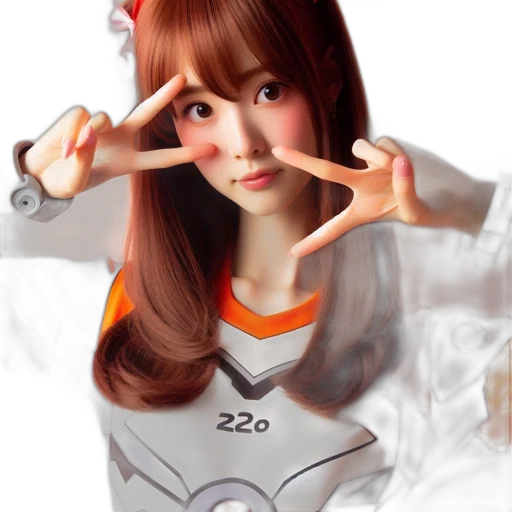 robot, photorealistic, 3d render, anime transparent PNG cut-out