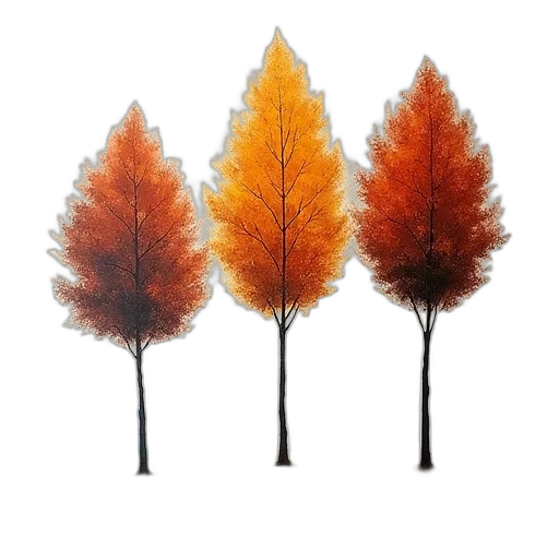 tree, crown, photorealistic, 3d render transparent PNG cut-out