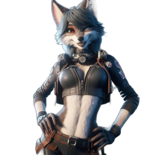 animal, mask, staff, jacket transparent PNG cut-out