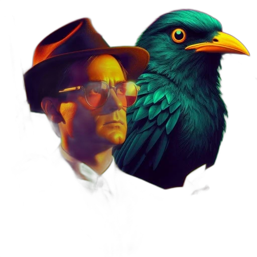 hat, animal, face, concept art transparent PNG cut-out