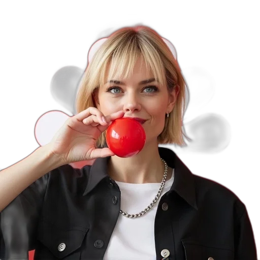 staff, food, photorealistic, red transparent PNG cut-out