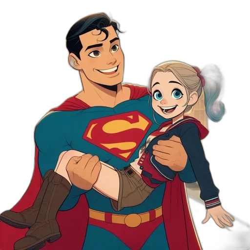 comic book art, cartoon, concept art, anime transparent PNG cut-out
