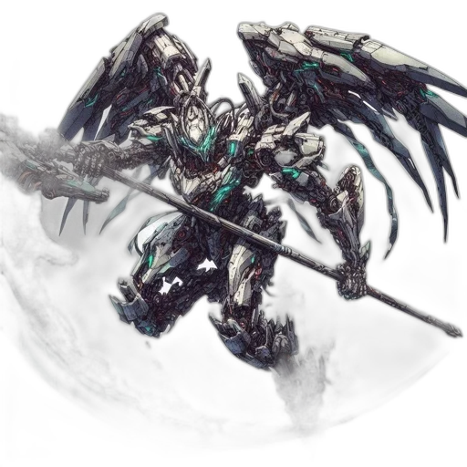 dragon, weapon, robot, sword transparent PNG cut-out