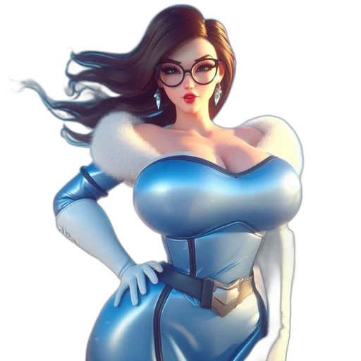 dress, robot, concept art, comic book art transparent PNG cut-out