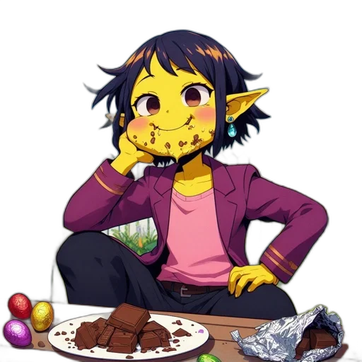 food, creature, pixel art, cartoon transparent PNG cut-out