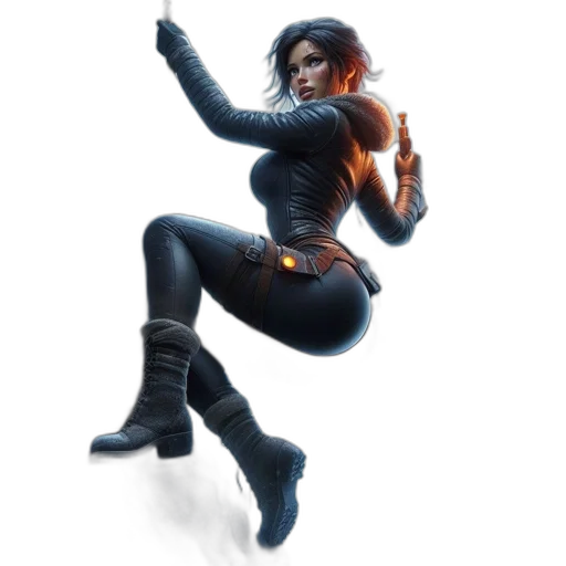 weapon, concept art, 3d render, comic book art transparent PNG cut-out