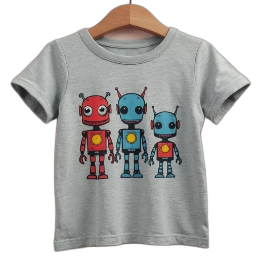 robot, 3d render, baby, girl transparent PNG cut-out