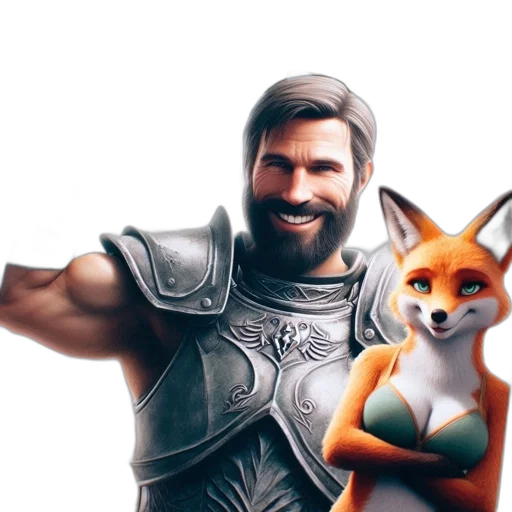 animal, sword, fantasy art, concept art transparent PNG cut-out