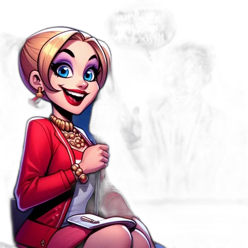 staff, jacket, face, cartoon transparent PNG cut-out