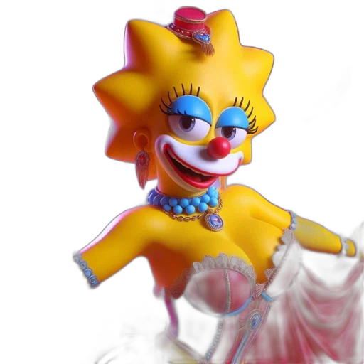 crown, mask, staff, creature transparent PNG cut-out