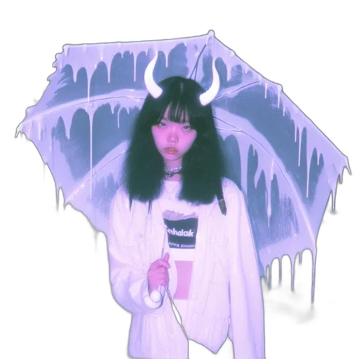 umbrella, jacket, creature, dress transparent PNG cut-out