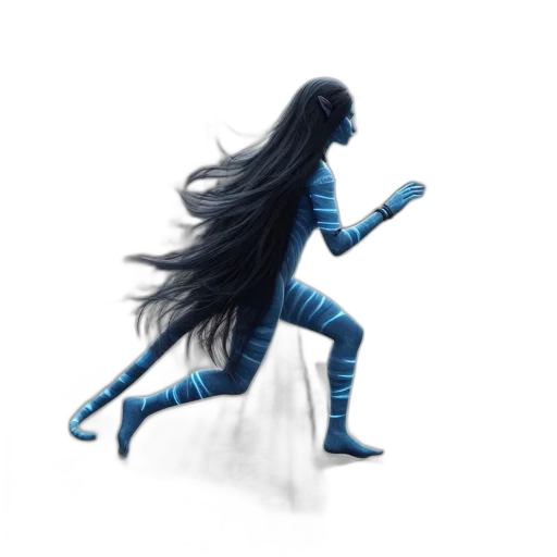 hair, creature, concept art, comic book art transparent PNG cut-out