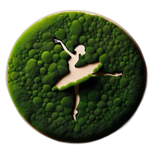 jewelry, 3d render, green, mossy transparent PNG cut-out