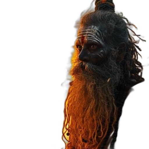 hair, creature, mask, animal transparent PNG cut-out