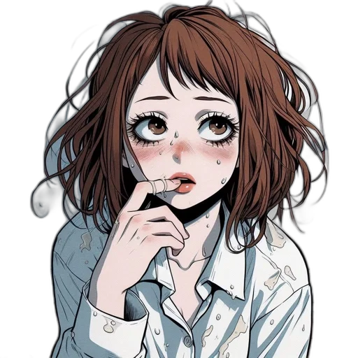 face, mask, creature, hair transparent PNG cut-out