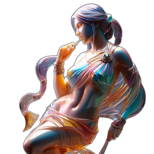 dress, jewelry, concept art, fantasy art transparent PNG cut-out