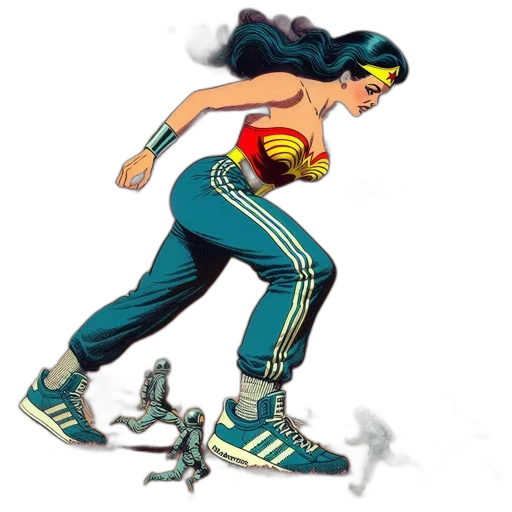 comic book art, concept art, pixel art, cartoon transparent PNG cut-out