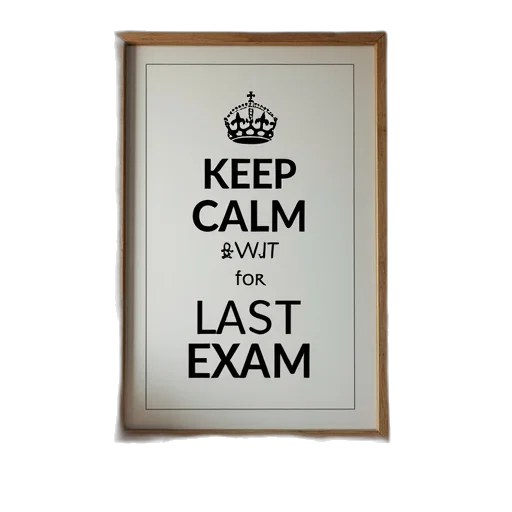 keep, calm, wait, last transparent PNG cut-out
