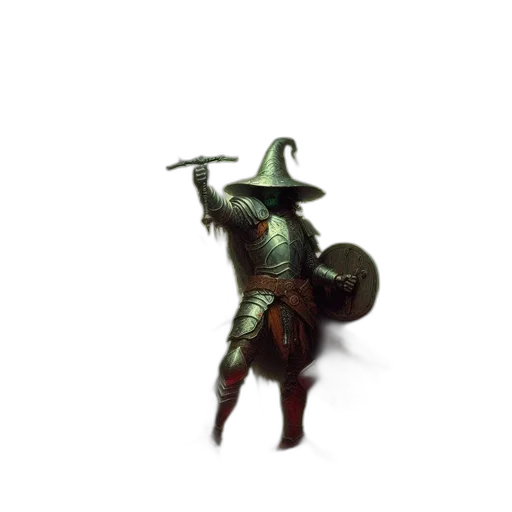 staff, sword, hat, weapon transparent PNG cut-out