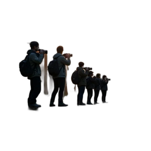 staff, jacket, weapon, robot transparent PNG cut-out