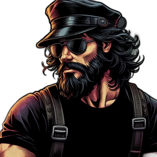 comic book art, cartoon, concept art, pixel art transparent PNG cut-out
