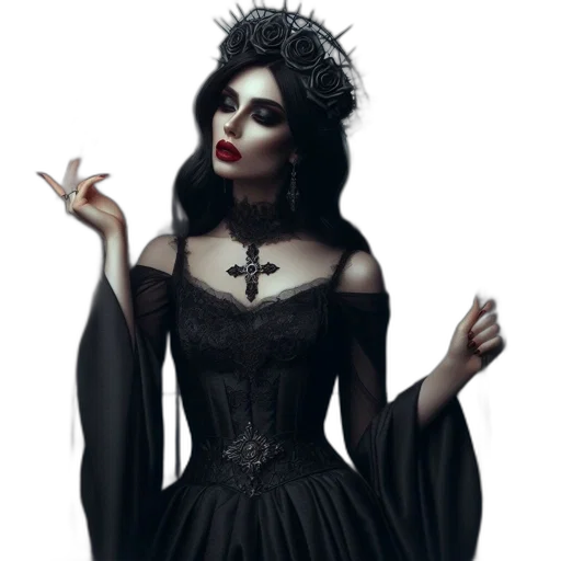 dress, crown, jewelry, mask transparent PNG cut-out