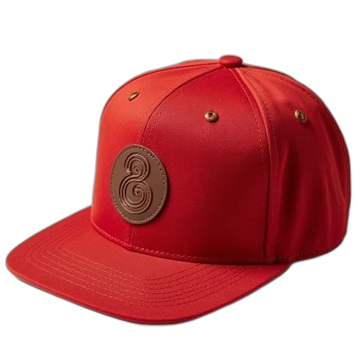 hat, crown, red, beige transparent PNG cut-out