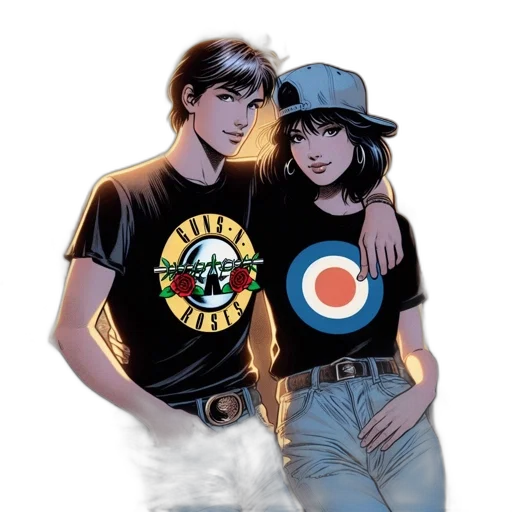 comic book art, concept art, cartoon, anime transparent PNG cut-out