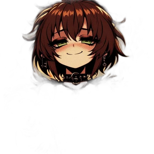 hair, mask, crown, face transparent PNG cut-out