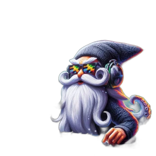 dragon, staff, creature, fantasy art transparent PNG cut-out