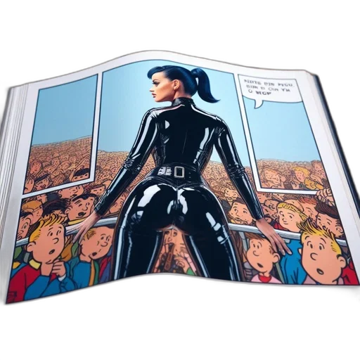 comic book art, concept art, panel, comic transparent PNG cut-out