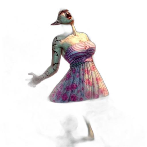 dress, hat, robot, mask transparent PNG cut-out
