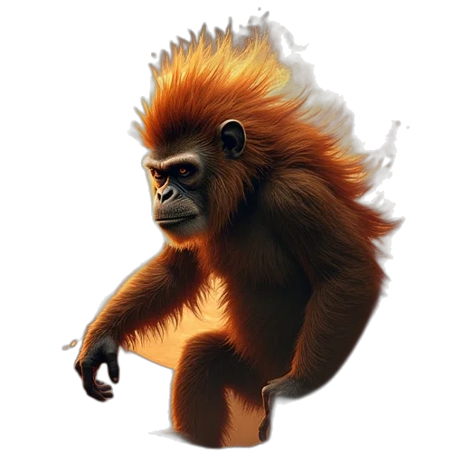 animal, creature, staff, hair transparent PNG cut-out