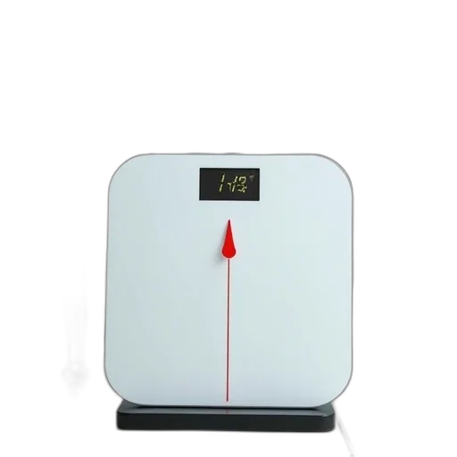 white, digital, bathroom, scale transparent PNG cut-out