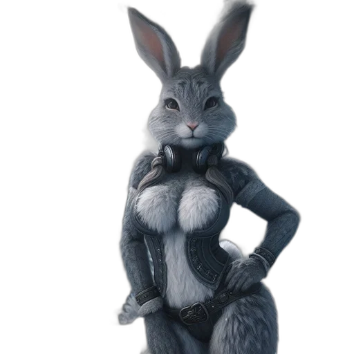 animal, dress, creature, 3d render transparent PNG cut-out