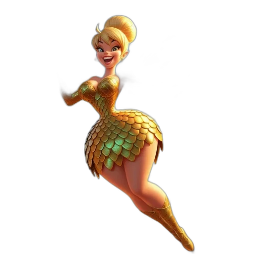 dress, crown, concept art, 3d render transparent PNG cut-out